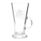 Personalised Coffee O Clock Latte Glass | Inspired Creative Gifts | UK Supplier
