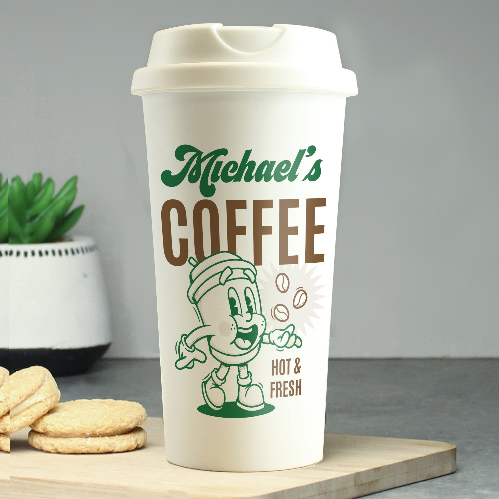Personalised Coffee Travel Mug | Inspired Creative Gifts | UK Supplier
