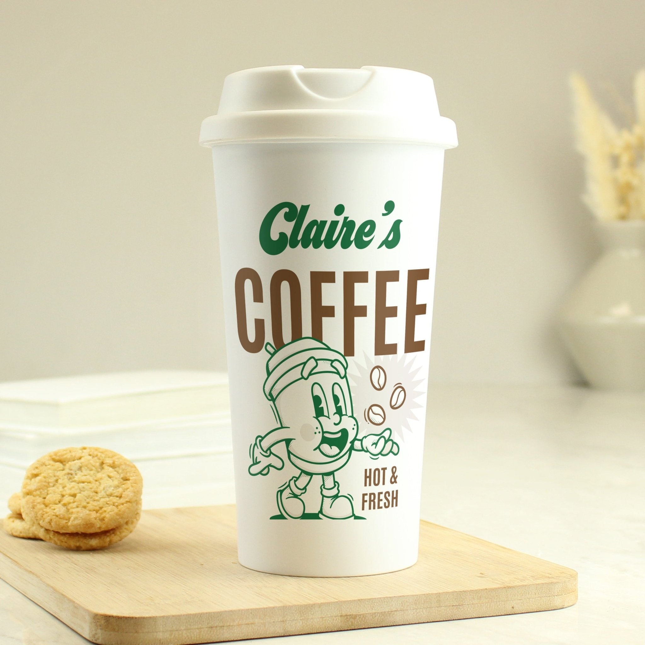 Personalised Coffee Travel Mug | Inspired Creative Gifts | UK Supplier