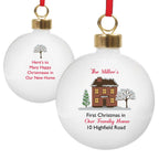 Personalised Cosy Christmas Bauble | Inspired Creative Gifts | UK Supplier