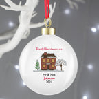 Personalised Cosy Christmas Bauble | Inspired Creative Gifts | UK Supplier