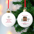 Personalised Cosy Christmas Bauble | Inspired Creative Gifts | UK Supplier