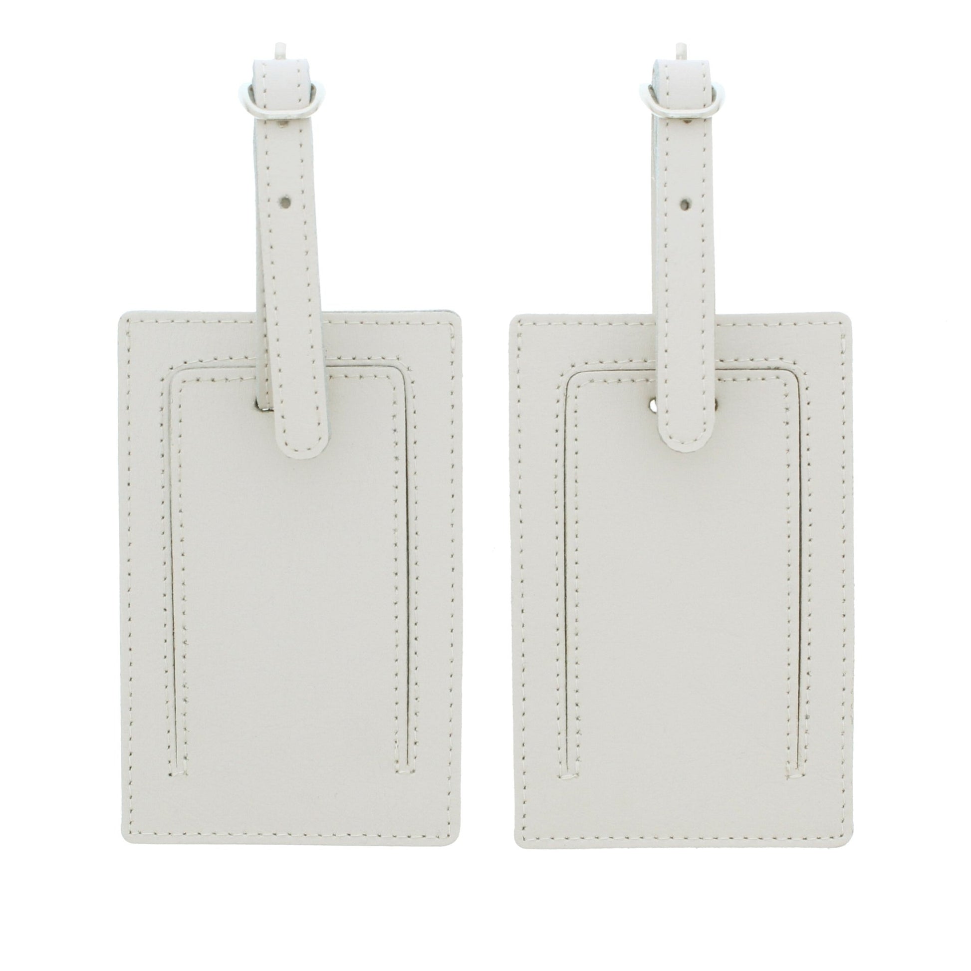 Personalised Couples Classic Cream Luggage Tags | Inspired Creative Gifts | UK Supplier