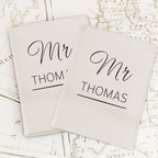Personalised Couples Cream Passport Holders | Inspired Creative Gifts | UK Supplier