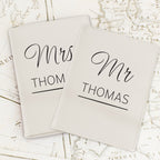 Personalised Couples Cream Passport Holders | Inspired Creative Gifts | UK Supplier