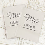 Personalised Couples Cream Passport Holders | Inspired Creative Gifts | UK Supplier
