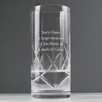 Personalised Cut Crystal Hi Ball Glass | Inspired Creative Gifts | UK Supplier