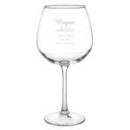 Personalised Decorative Bottle of Wine Glass | Inspired Creative Gifts | UK Supplier