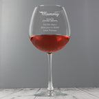 Personalised Decorative Bottle of Wine Glass | Inspired Creative Gifts | UK Supplier