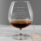 Personalised Decorative Brandy Glass | Inspired Creative Gifts | UK Supplier
