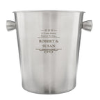 Personalised Decorative Stainless Steel Ice Bucket | Inspired Creative Gifts | UK Supplier