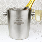 Personalised Decorative Stainless Steel Ice Bucket | Inspired Creative Gifts | UK Supplier