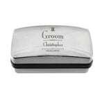 Personalised Decorative Wedding Groom Cufflink Box | Inspired Creative Gifts | UK Supplier