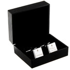 Personalised Decorative Wedding Groom Square Cufflinks | Inspired Creative Gifts | UK Supplier