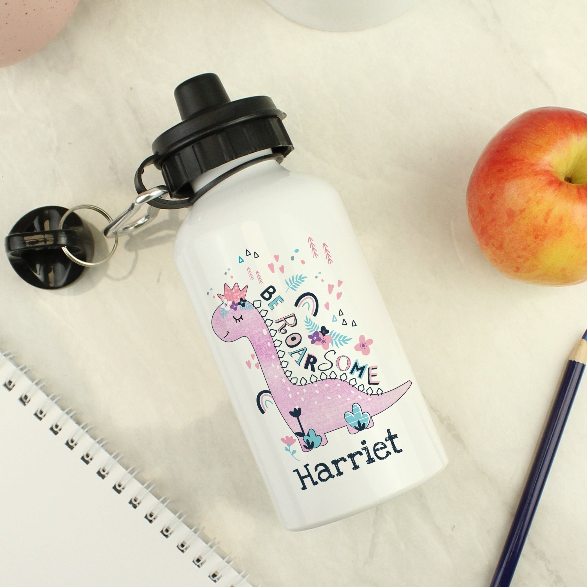 Personalised Dinosaur Drinks Bottle | Inspired Creative Gifts | UK Supplier