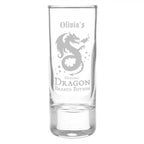 Personalised Dragon Breath Potion Shot Glass | Inspired Creative Gifts | UK Supplier