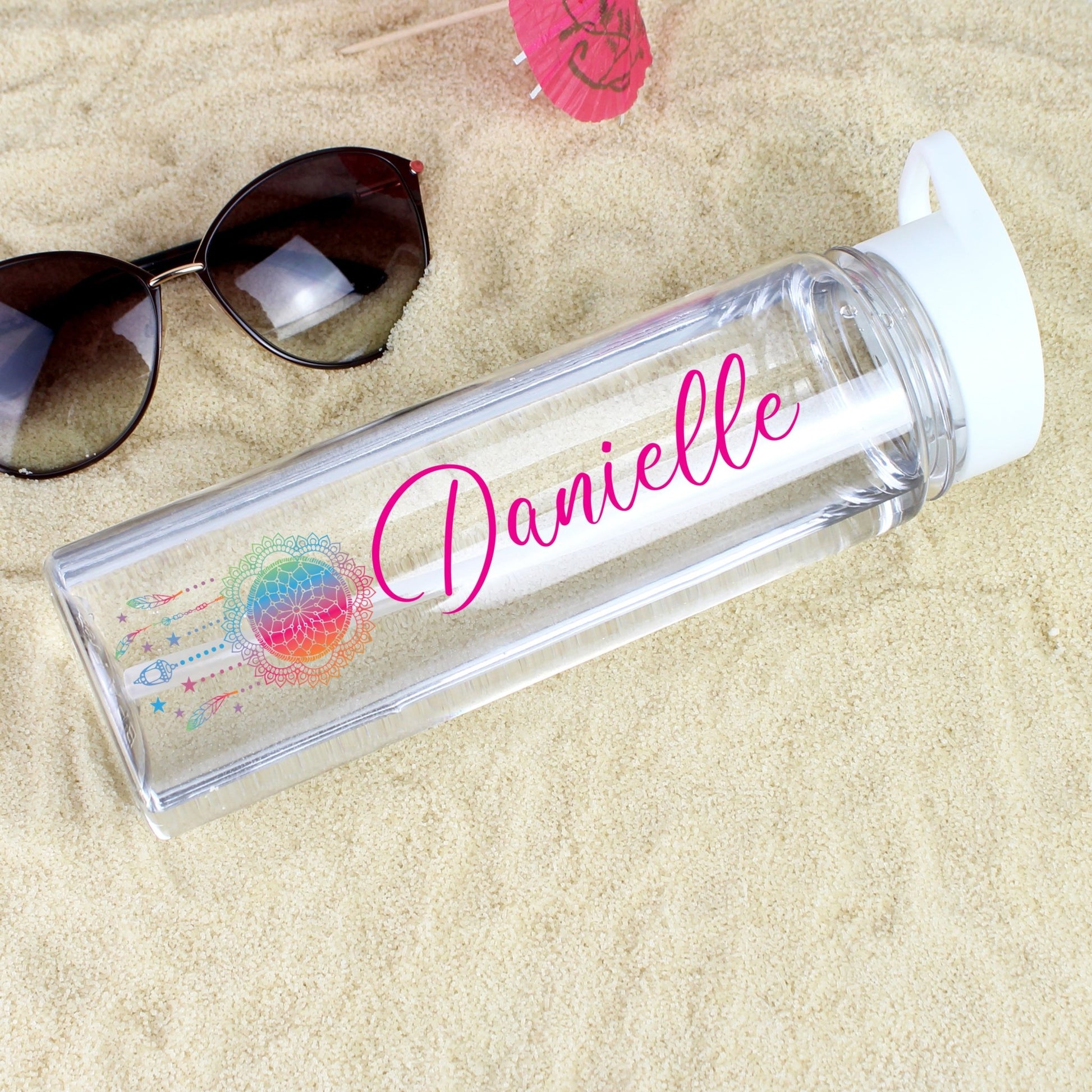Personalised Dream Catcher Name Only Water Bottle | Inspired Creative Gifts