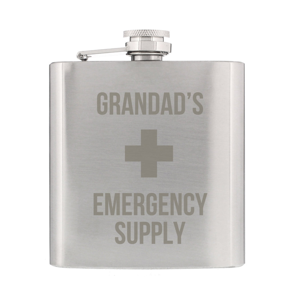 Personalised Emergency Supply Hip Flask | Inspired Creative Gifts | UK Supplier