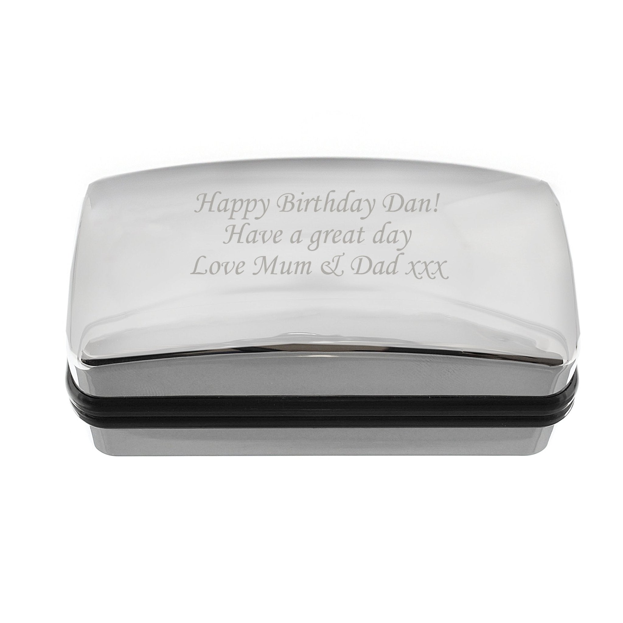 Personalised Engraved Cufflink Box | Inspired Creative Gifts | UK Supplier