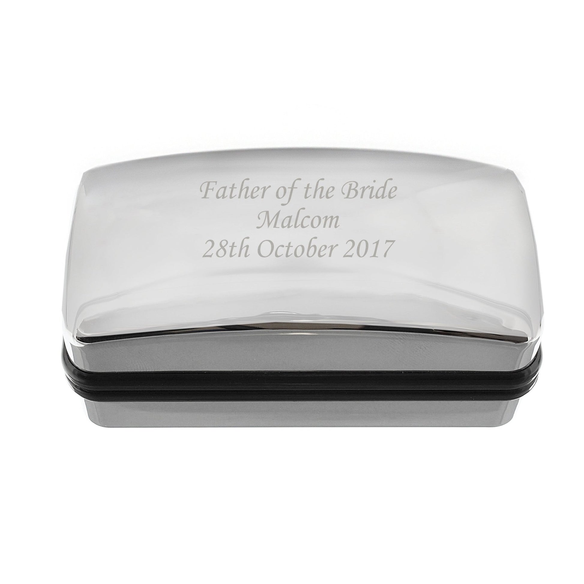 Personalised Engraved Cufflink Box | Inspired Creative Gifts