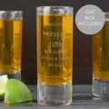 Personalised Engraved Shot Glass | Inspired Creative Gifts | UK Supplier