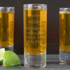 Personalised Engraved Shot Glass | Inspired Creative Gifts | UK Supplier