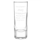Personalised Engraved Shot Glass | Inspired Creative Gifts | UK Supplier
