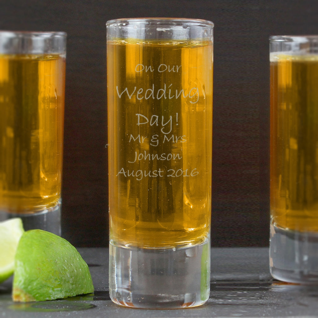 Personalised Engraved Shot Glass | Inspired Creative Gifts | UK Supplier