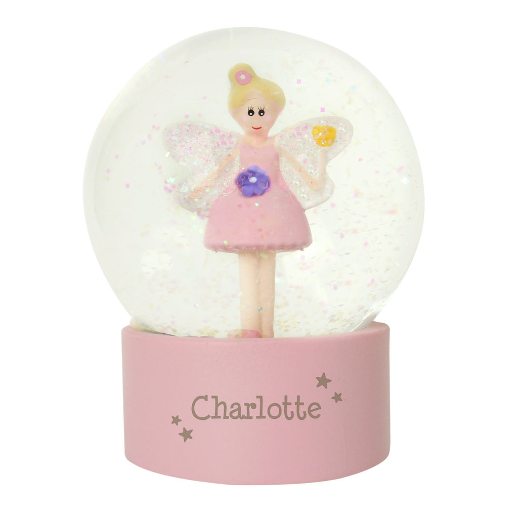 Personalised Fairy Any Name Glitter Snow Globe | Inspired Creative Gifts