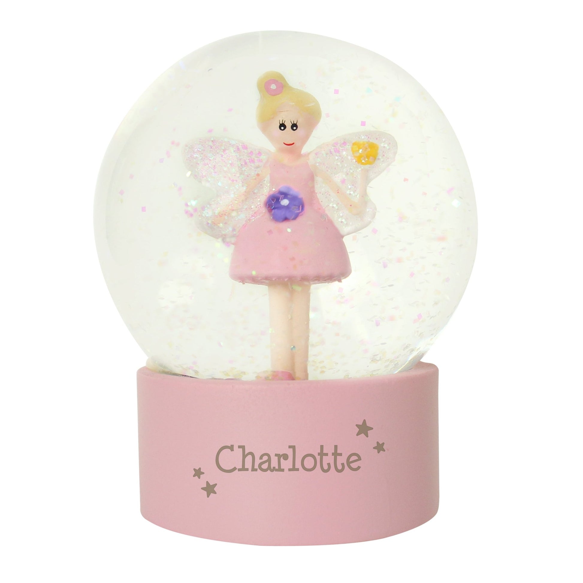 Personalised Fairy Any Name Glitter Snow Globe | Inspired Creative Gifts