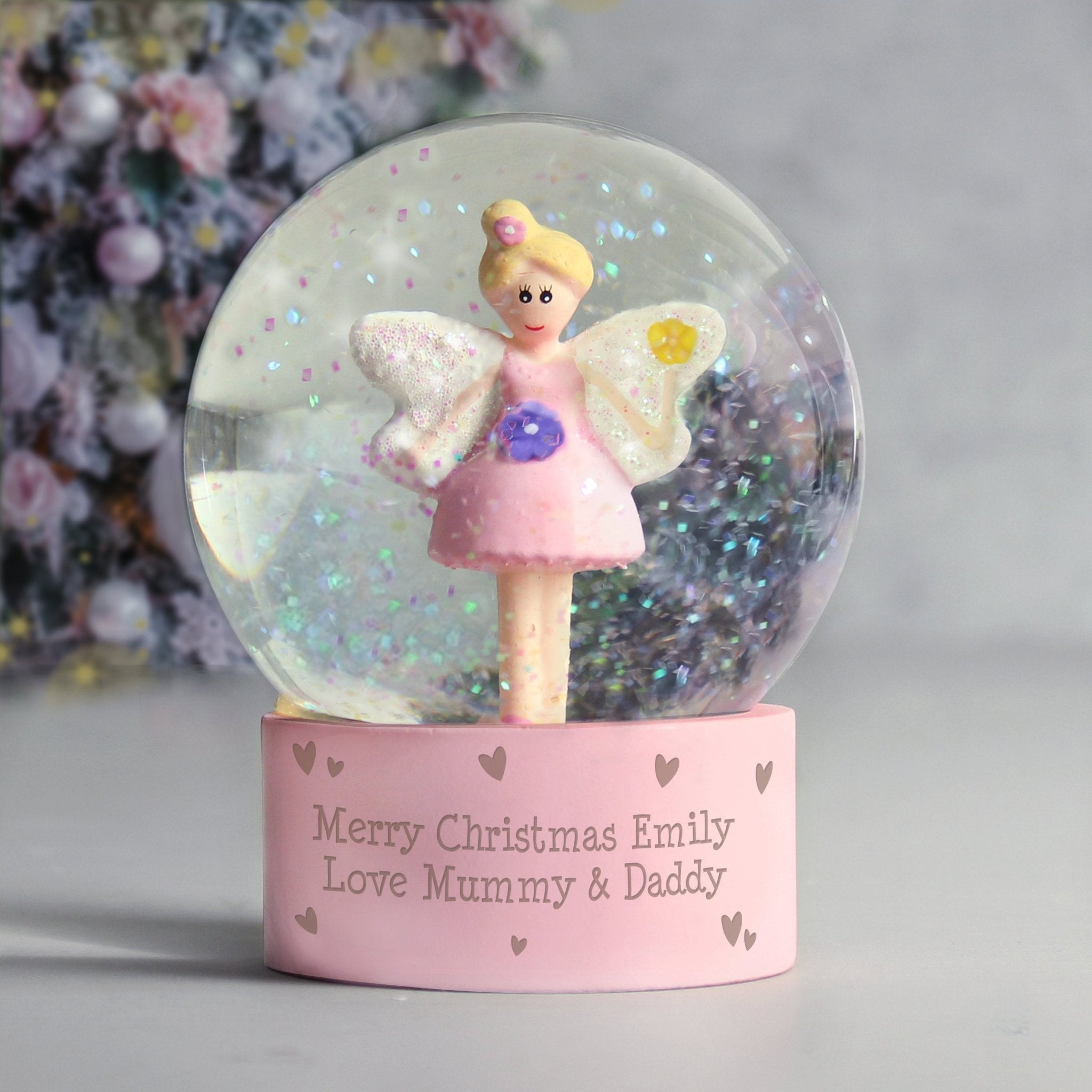 Personalised Fairy Glitter Snow Globe | Inspired Creative Gifts | UK Gift Supplier