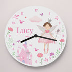 Personalised Fairy Princess Clock | Inspired Creative Gifts | UK Supplier
