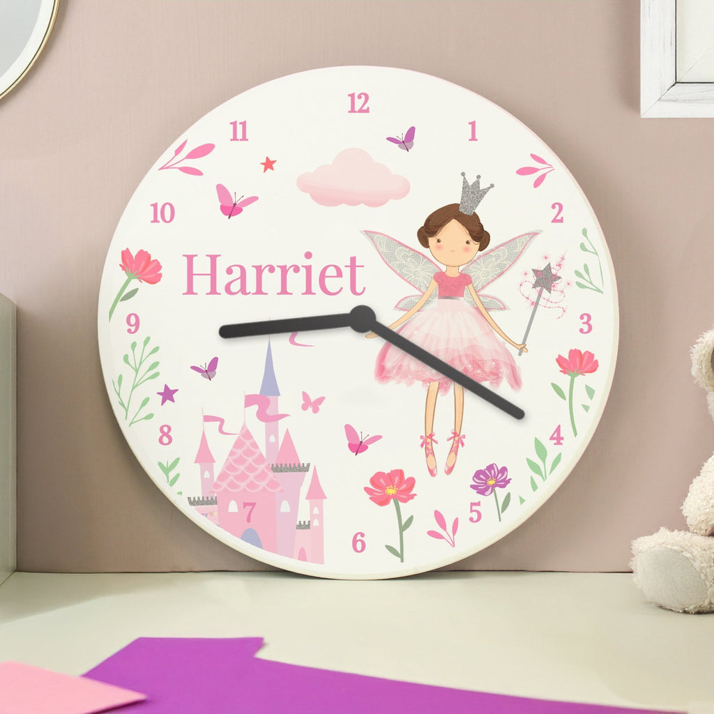 Personalised Fairy Princess Clock | Inspired Creative Gifts | UK Supplier