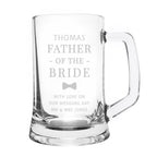 Personalised Father of the Bride Pint Stern Tankard | Inspired Creative Gifts | UK Supplier