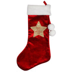 Personalised First Christmas Red Stocking | Inspired Creative Gifts | UK Supplier