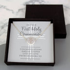 Personalised First Holy Communion Necklace & Box | Inspired Creative Gifts | UK Supplier