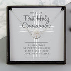Personalised First Holy Communion Necklace & Box | Inspired Creative Gifts | UK Supplier