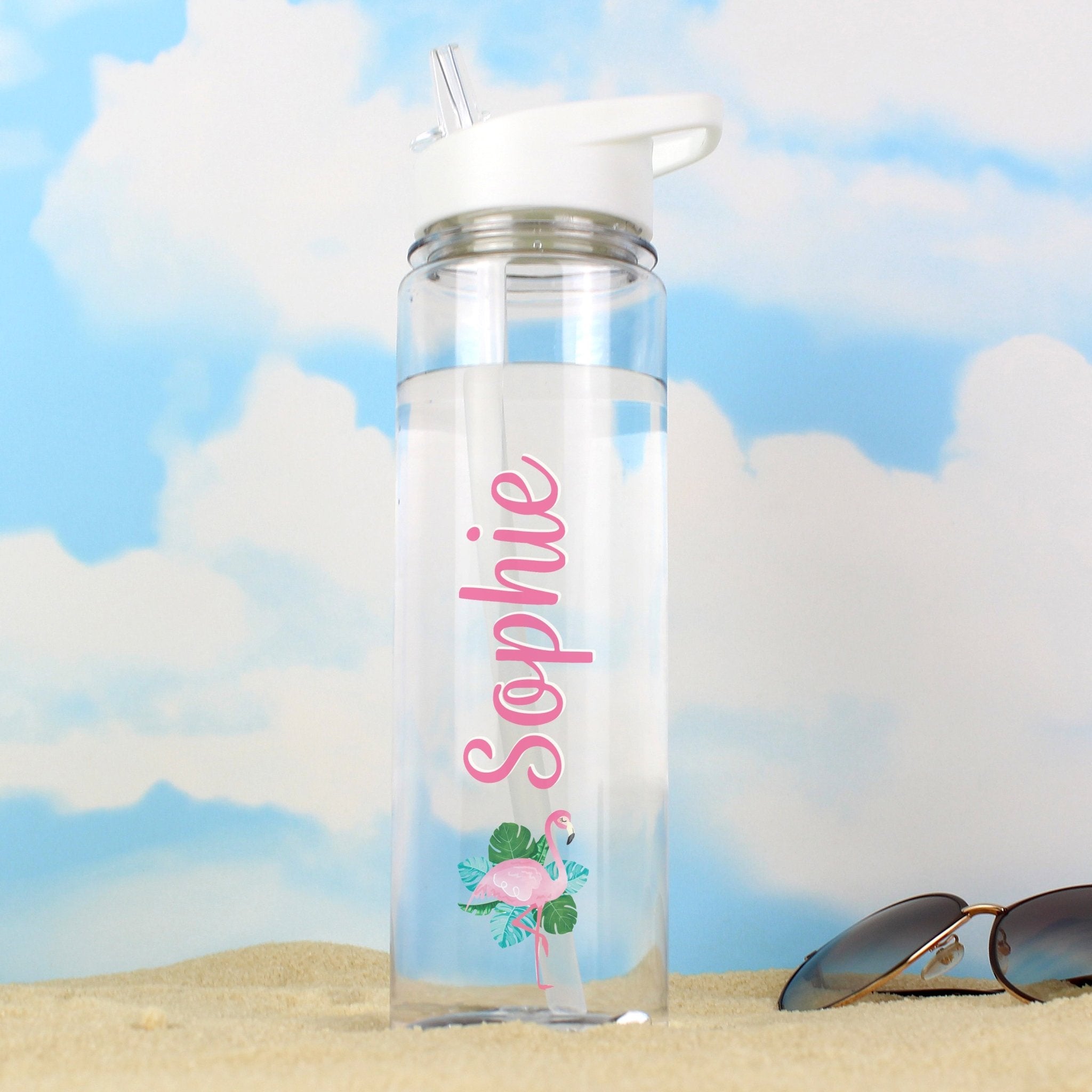 Personalised Flamingo Water Bottle | Inspired Creative Gifts | UK Supplier