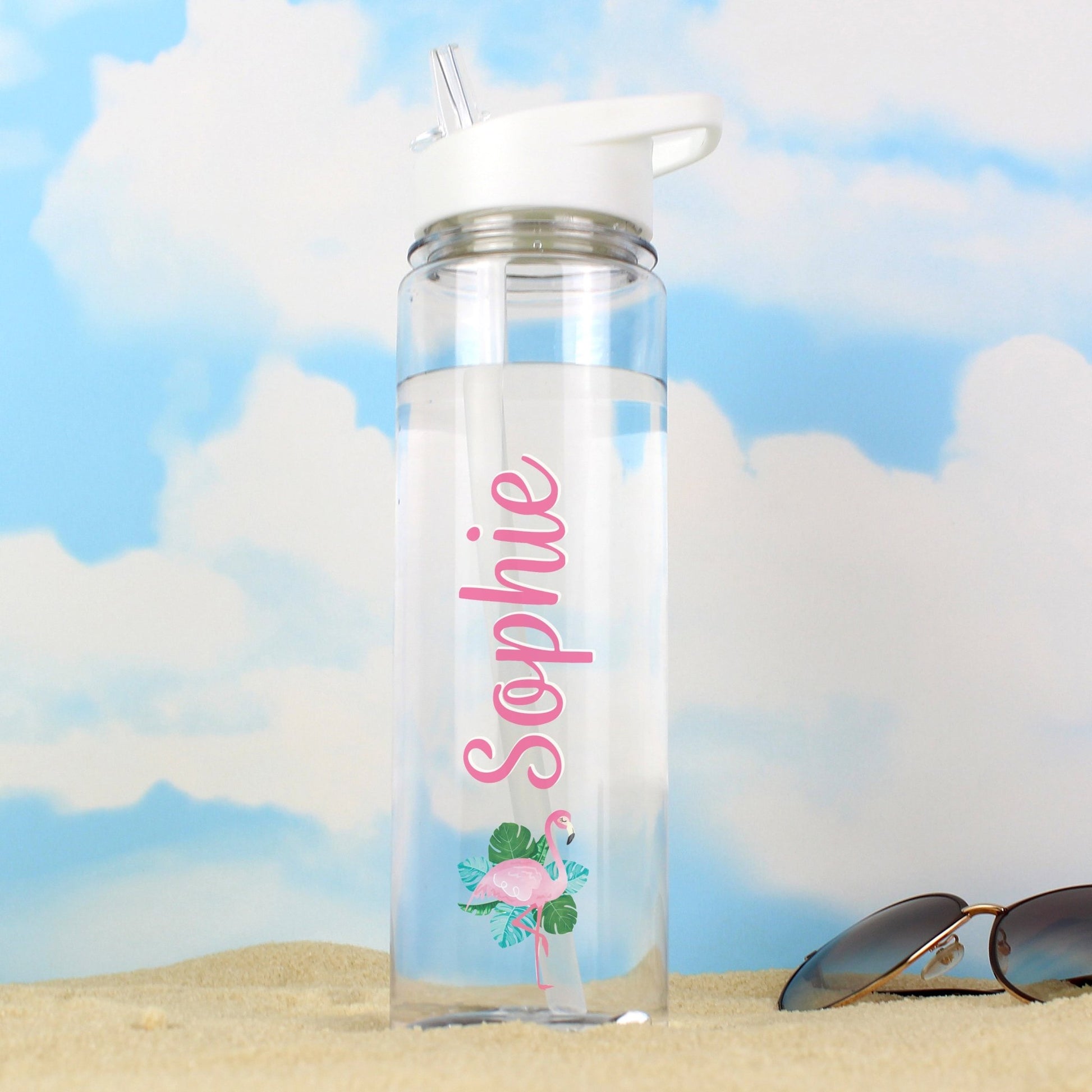 Personalised Flamingo Water Bottle - Inspired Creative Gifts