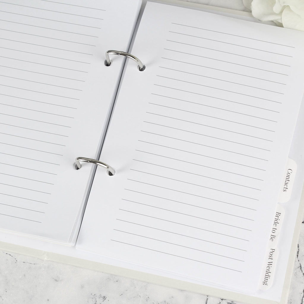 Personalised Floral Watercolour Wedding Planner | Inspired Creative Gifts | UK Supplier