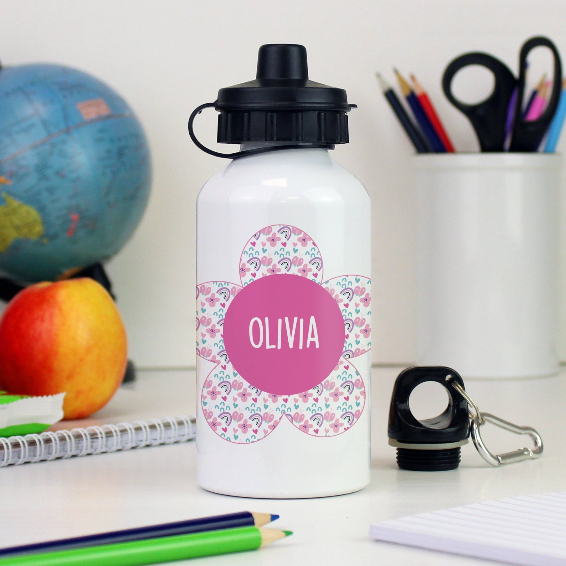 Personalised Flower Drinks Bottle | Inspired Creative Gifts