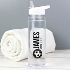 Personalised Football Badge Water Bottle | Inspired Creative Gifts | UK Supplier