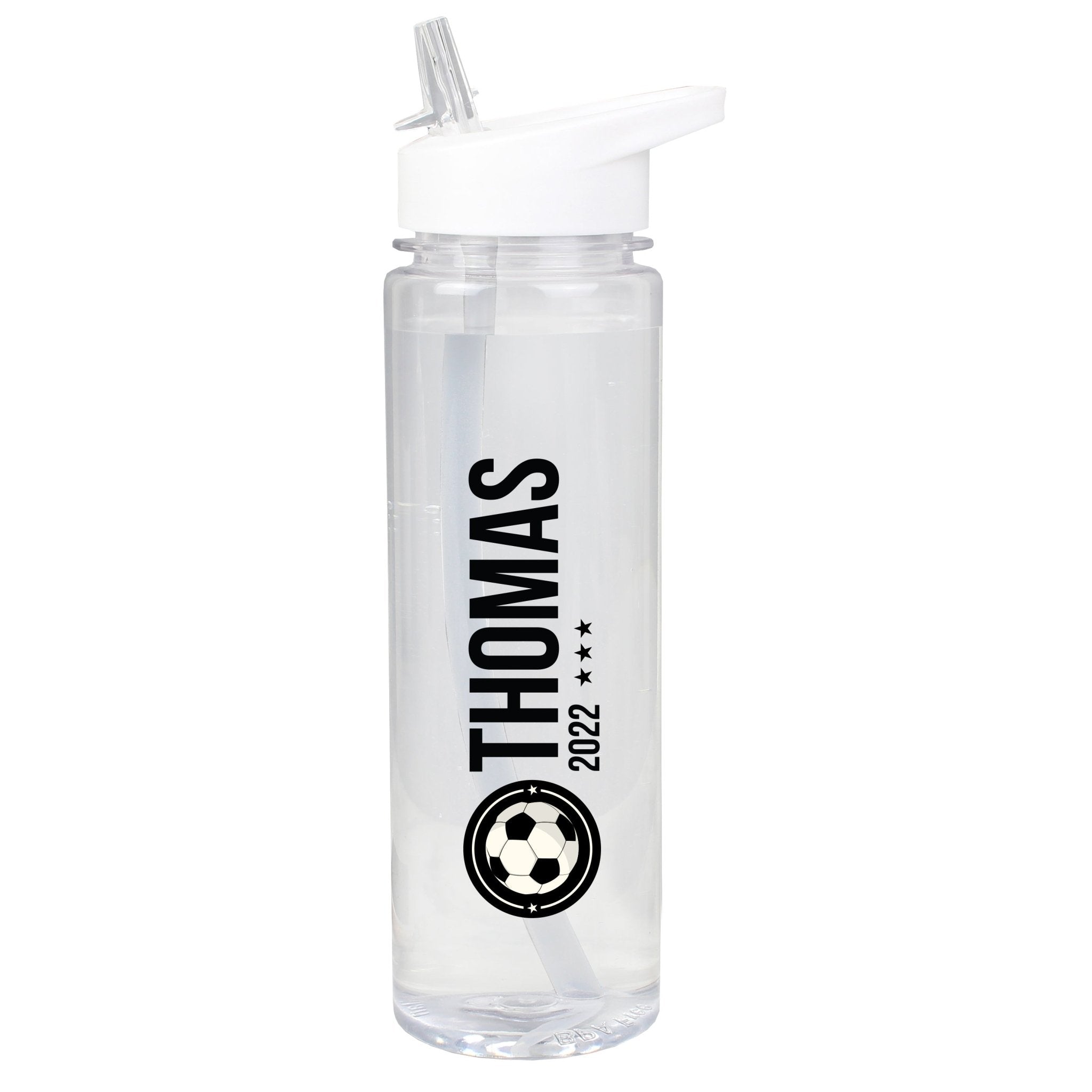 Personalised Football Badge Water Bottle | Inspired Creative Gifts | UK Supplier