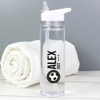 Personalised Football Badge Water Bottle | Inspired Creative Gifts | UK Supplier