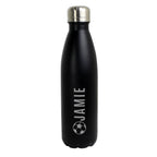Personalised Football Black Metal Insulated Drinks Bottle | Inspired Creative Gifts | UK Supplier