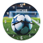Personalised Football Wooden Childrens Clock | Inspired Creative Gifts | UK Supplier
