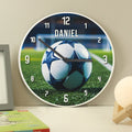 Personalised Football Wooden Childrens Clock | Inspired Creative Gifts | UK Supplier