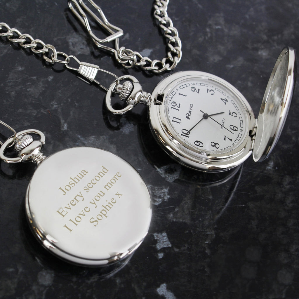 Personalised Formal Pocket Fob Watch | Inspired Creative Gifts | UK Supplier