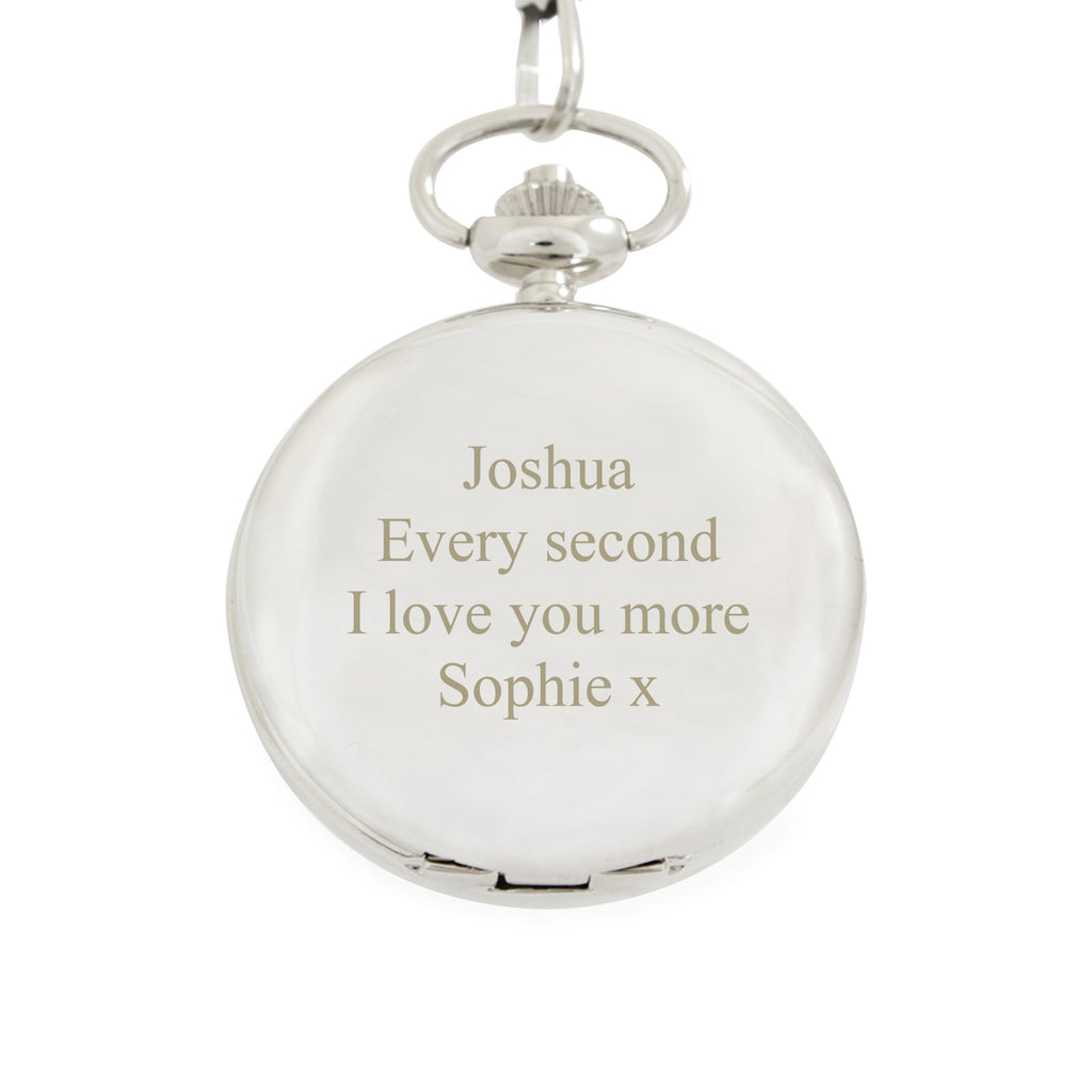 Personalised Formal Pocket Fob Watch | Inspired Creative Gifts | UK Supplier
