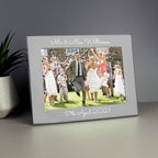 Personalised Free Text 5 x 7 Silver Photo Frame | Inspired Creative Gifts | UK Supplier